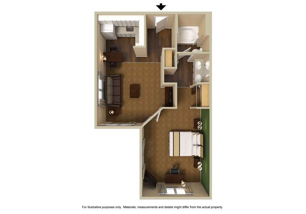 Mainstay Suites Las Vegas Flamingo Rum bild